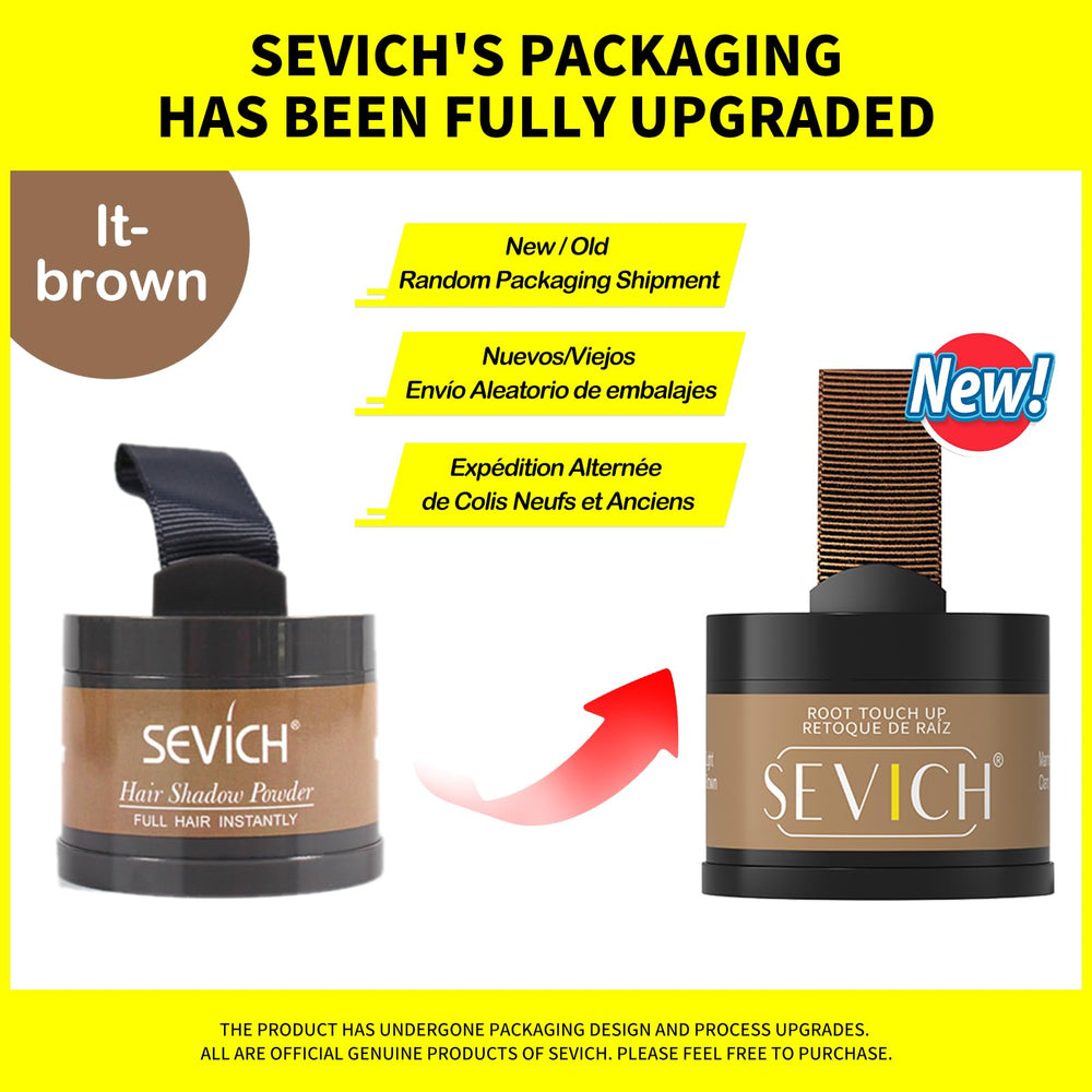 SEVICH Poudre ligne-cheveux contours du visage, rendu naturel et précis