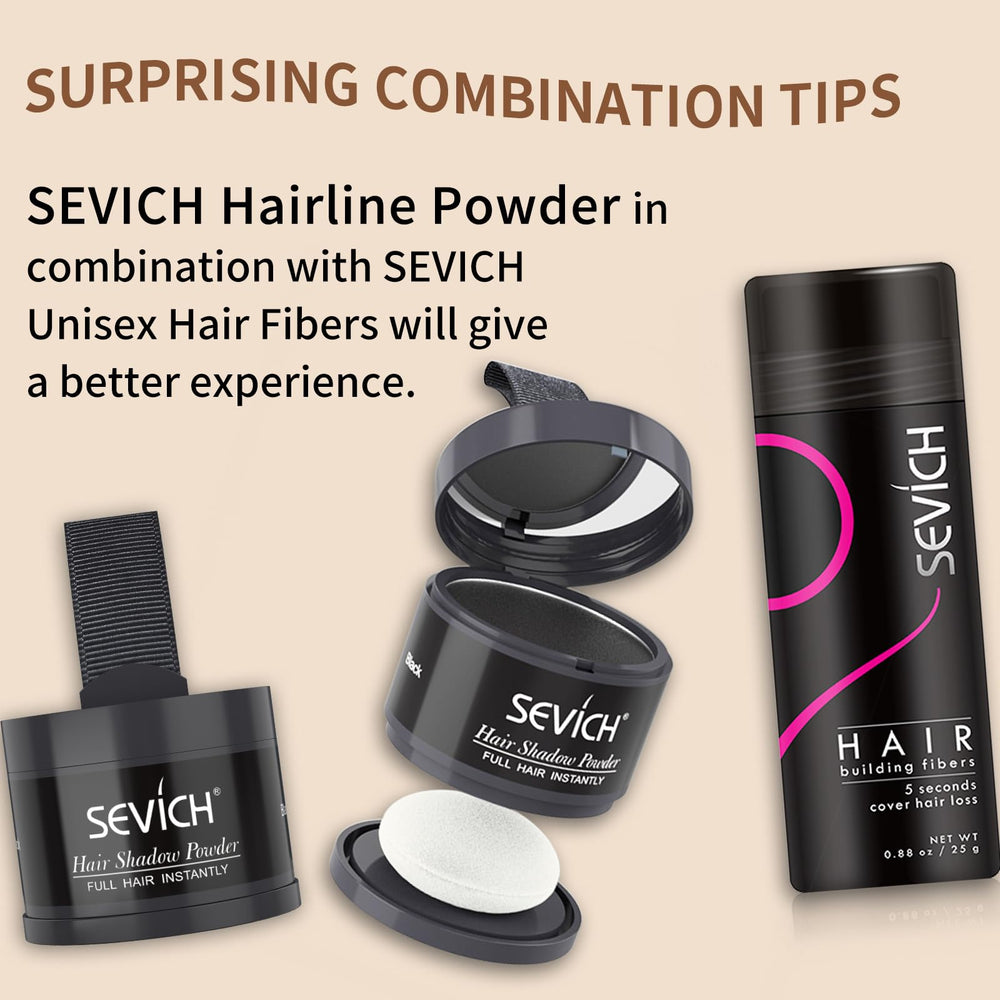 SEVICH Poudre ligne-cheveux utilisation quotidienne discrète et sûre