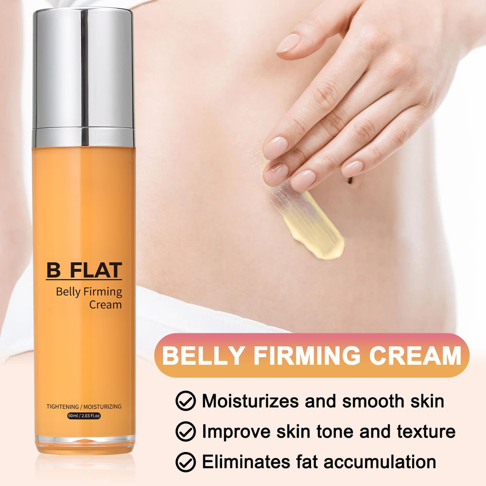 SEWOG B Flat Belly Cream sur cuisses et bras pour hydratation durable.