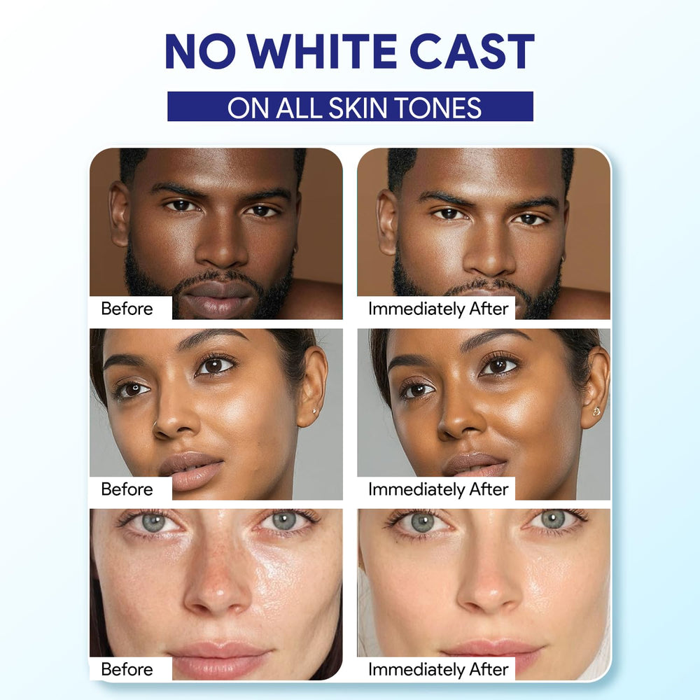 SEYOU L T-Collagen SPF50+ sans filtre blanc, tenue discrète pour le quotidien.