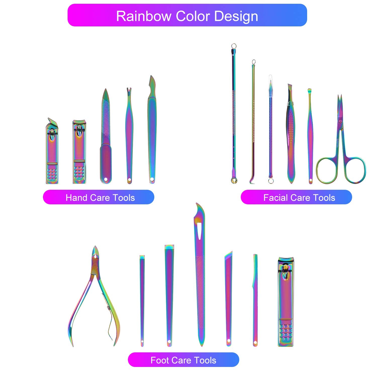 SFYDOM etui cuir pu arc-en-ciel rangement sûr lors déplacements