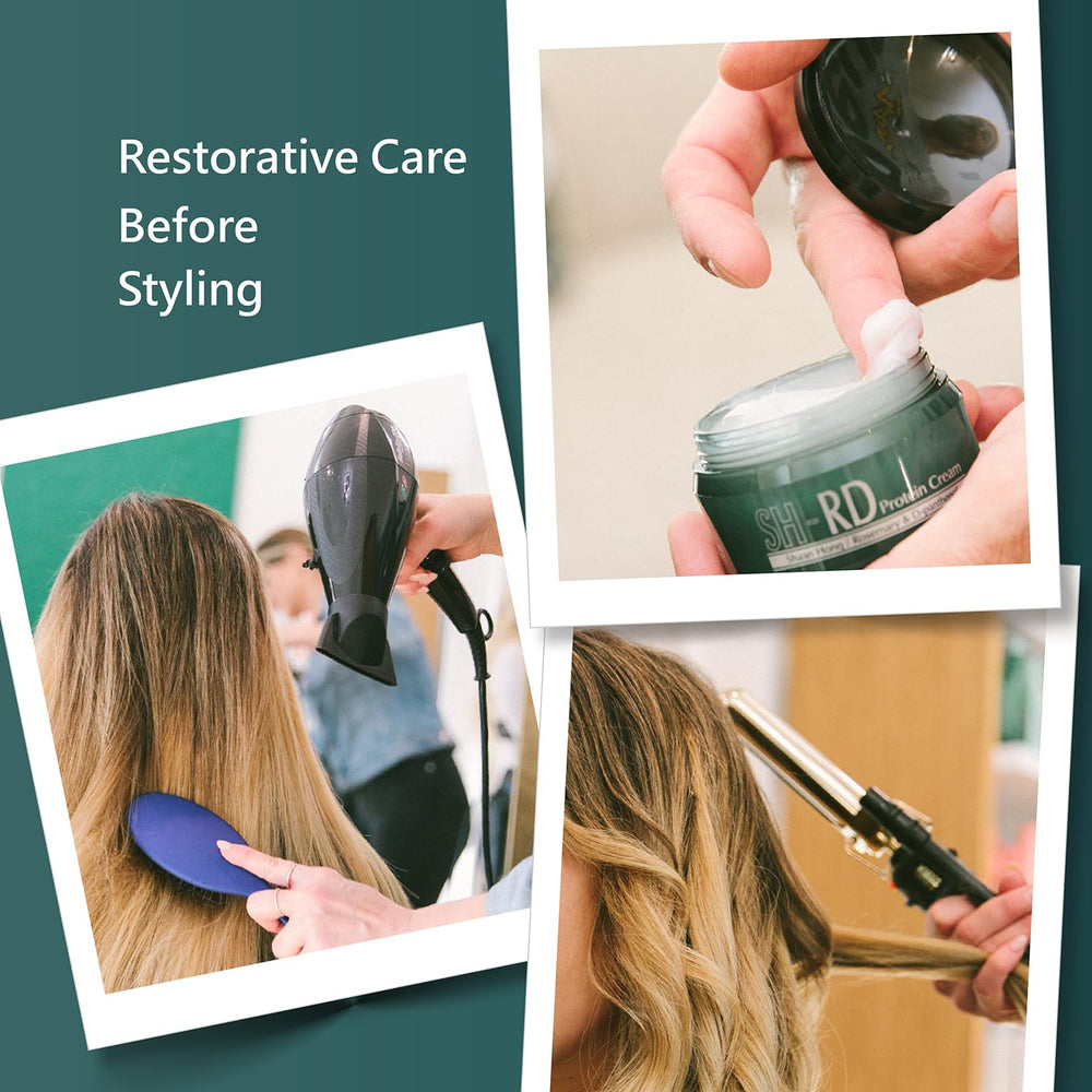 SH-RD Crème protéine sur cheveux humides, brillance instantanée