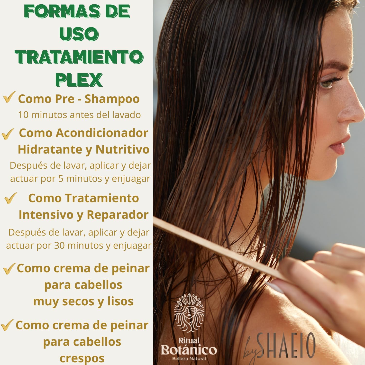 SHAEIO Rituel Botanique : texture crémeuse prête à appliquer en soin.