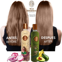 SHAEIO Rituel Botanique : traitement Plex banane et avocat, réparateur et nourrissant.