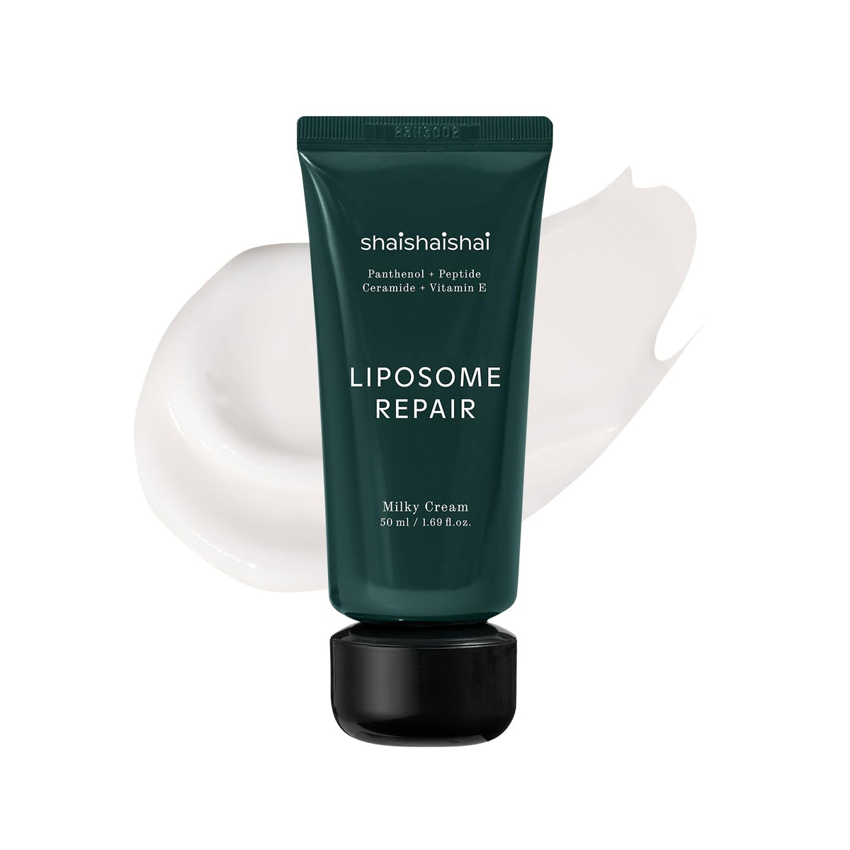 Shaishaishai Liposome Repair Milky Crème, emballage compact et pratique.