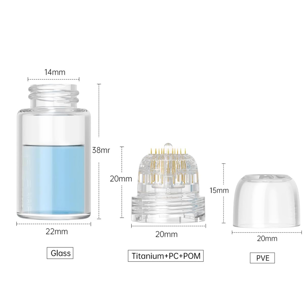 Shake Beauty: bouteille en verre 5 ml, pratique pour vos sérums.