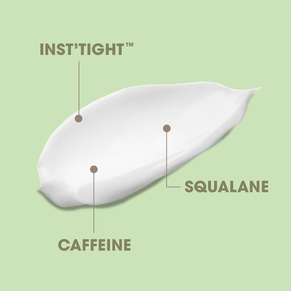 Effet rafraîchissant immédiat autour des yeux grâce à la caféine.
