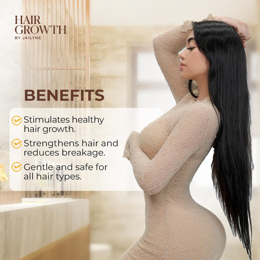 Shampoing croissance cheveux Jailyne Ojeda – application manuelle, scalp revitalisé et cheveux plus résistants.