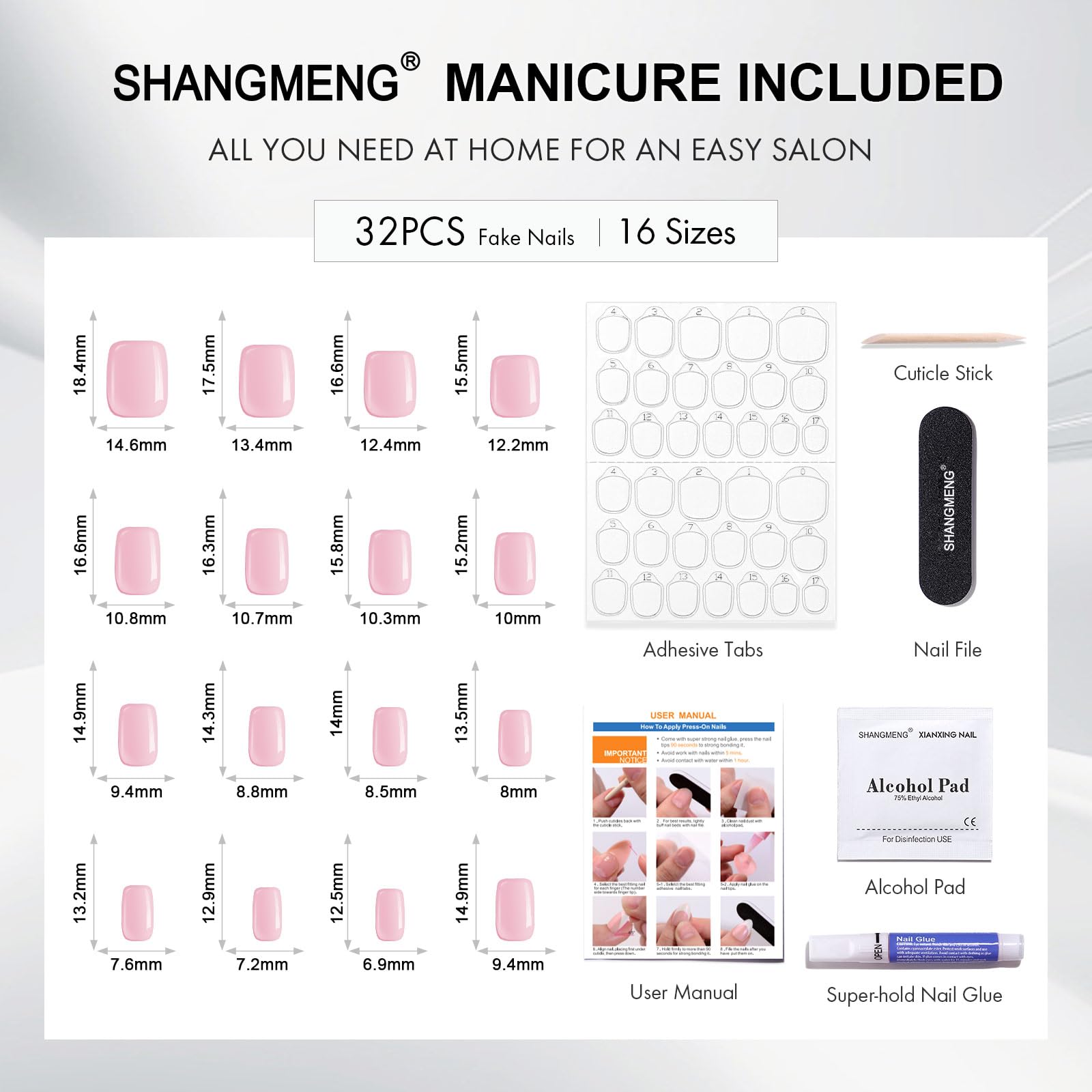 Lime à ongles ShangMeng pour préparer la pose.