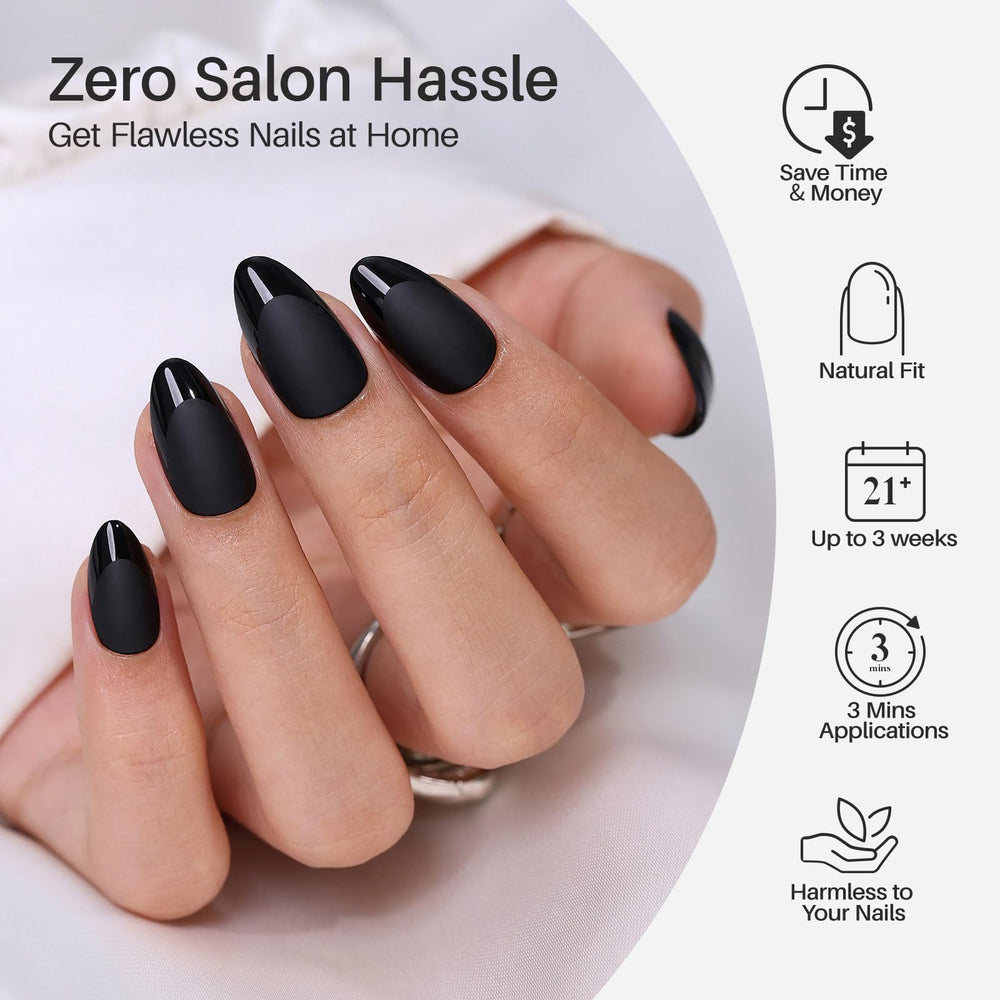 Ongles ShangMeng amande mate, look sophistiqué et moderne