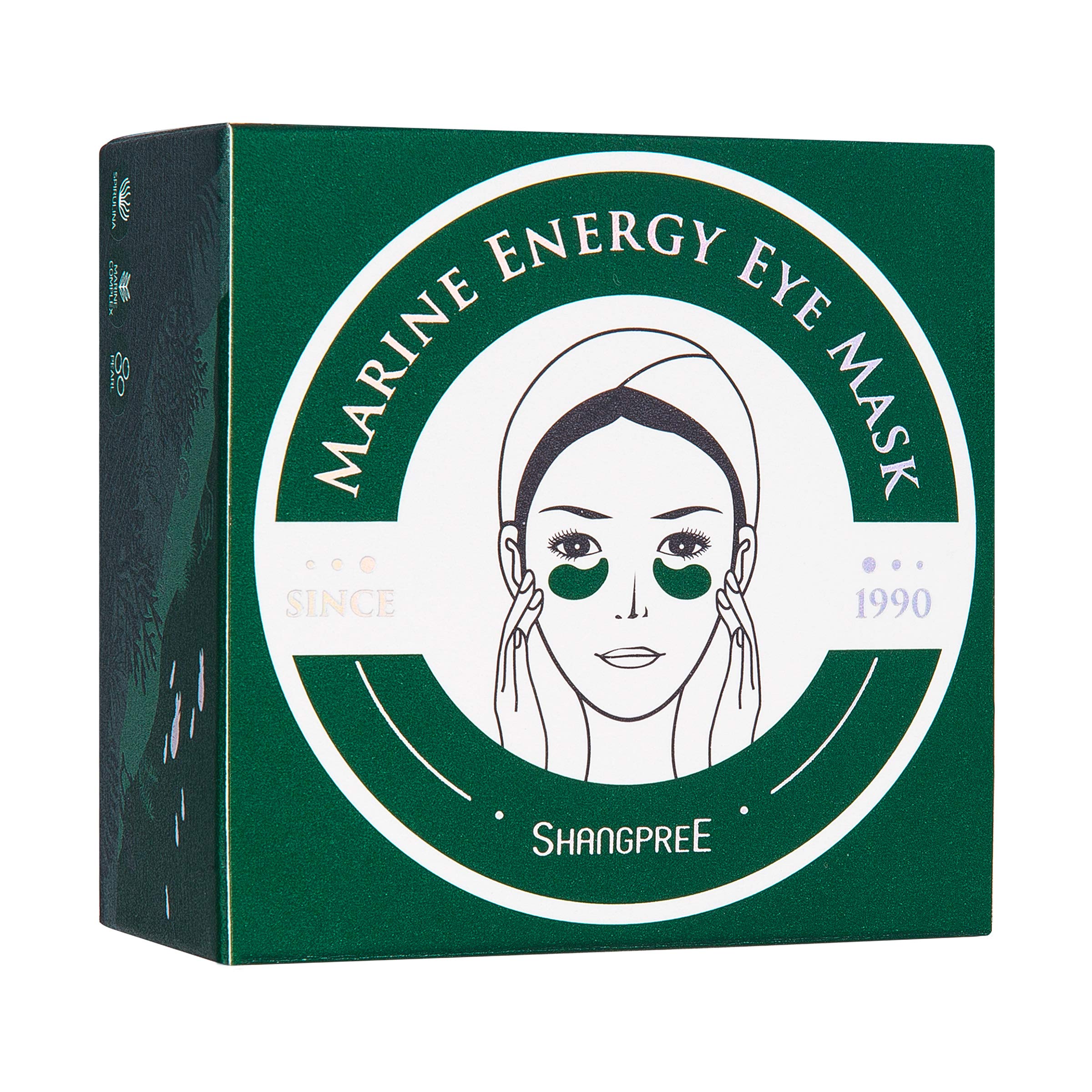Masque yeux Shangpree, 30 paires, rafraîchit le regard et apaise le contour.