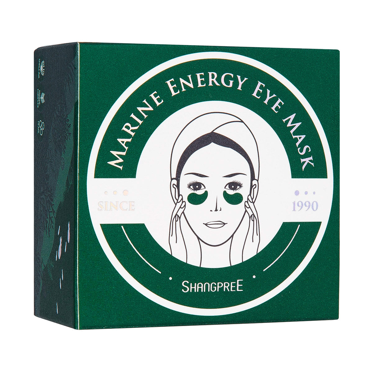 Masque yeux Shangpree, 30 paires, rafraîchit le regard et apaise le contour.