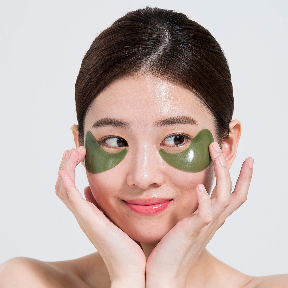 Texture gel du masque yeux Shangpree, sensation fraîche et apaisante.