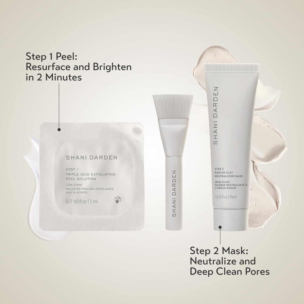 Masque neutralisant Kaolin SHANI DARDEN réinitialise la peau après peeling.