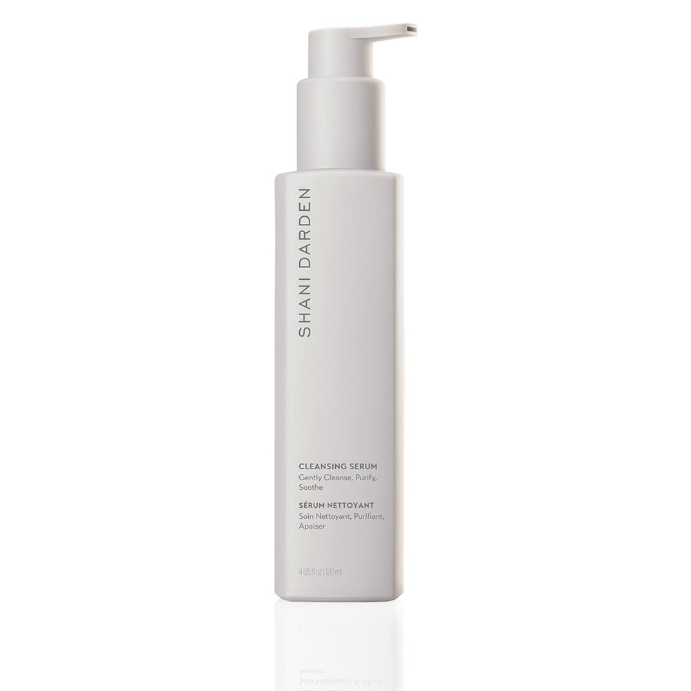 SHANI DARDEN nettoyant visage en bouteille à pompe qui élimine maquillage et impuretés