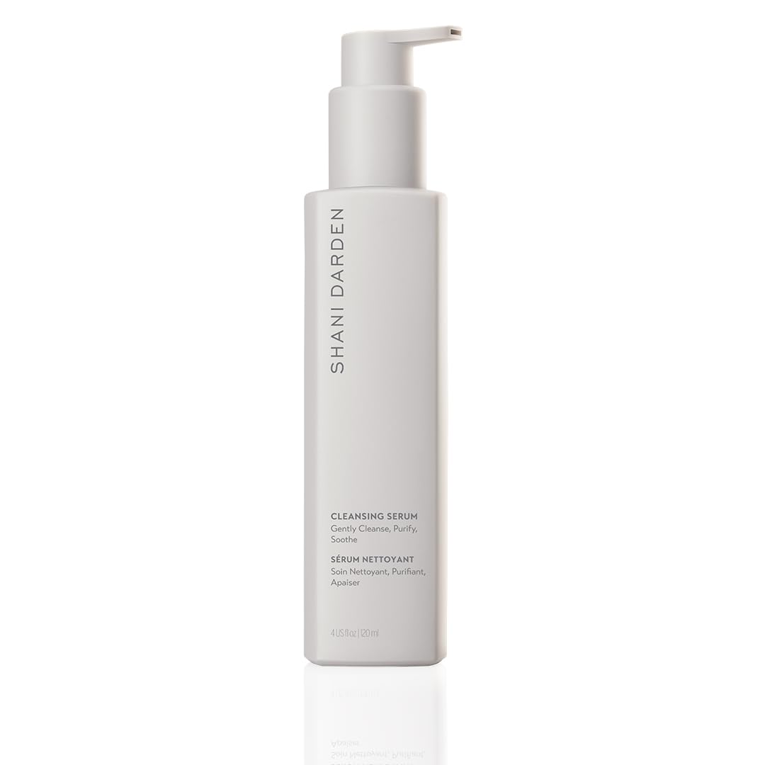 SHANI DARDEN nettoyant visage en bouteille à pompe qui élimine maquillage et impuretés