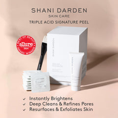 SHANI DARDEN Triple Acid Peel – emballage élégant qui protège le soin et facilite l’usage.