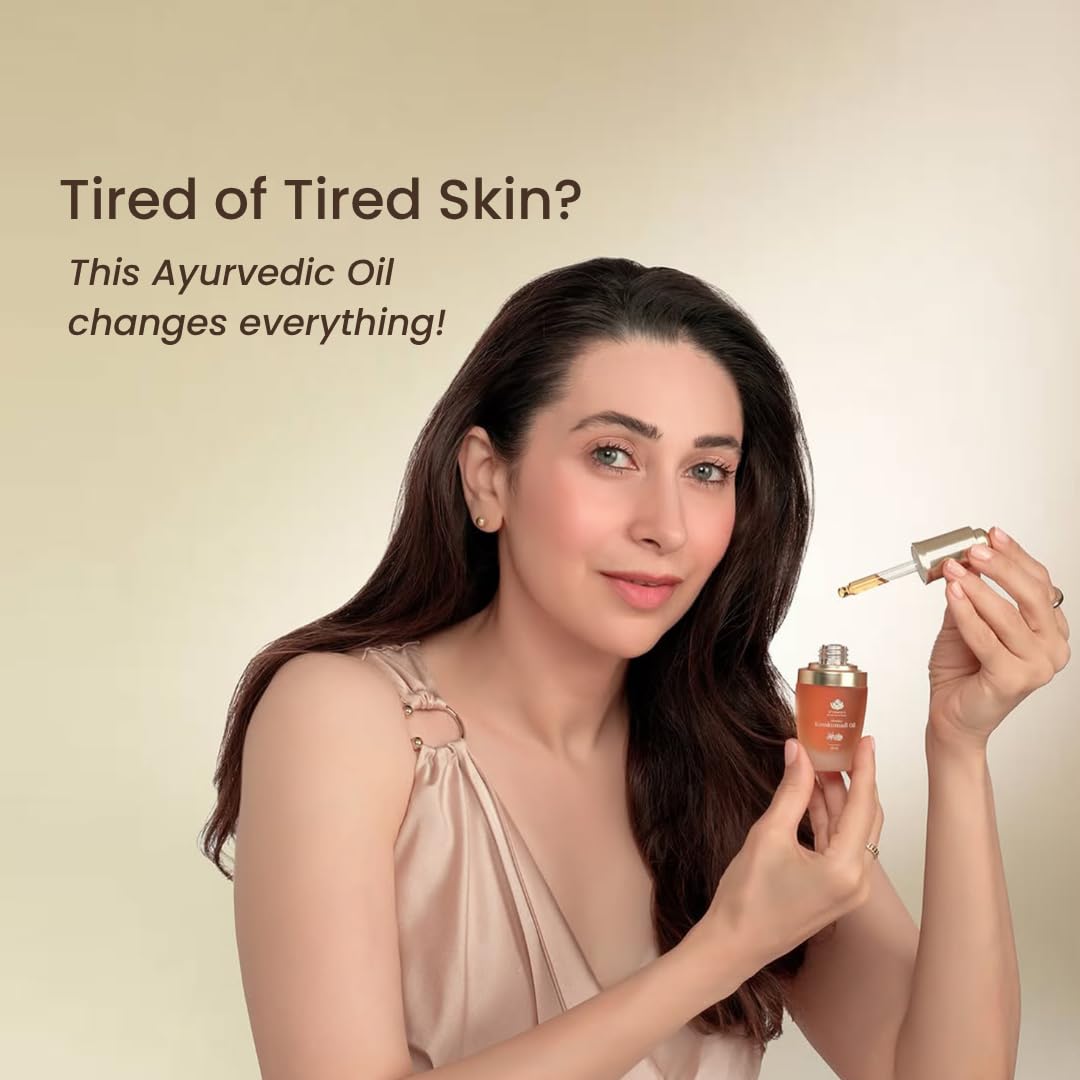 Shankara Kumkumadi safran-32-fleurs : infusion riche pour nourrir la peau.