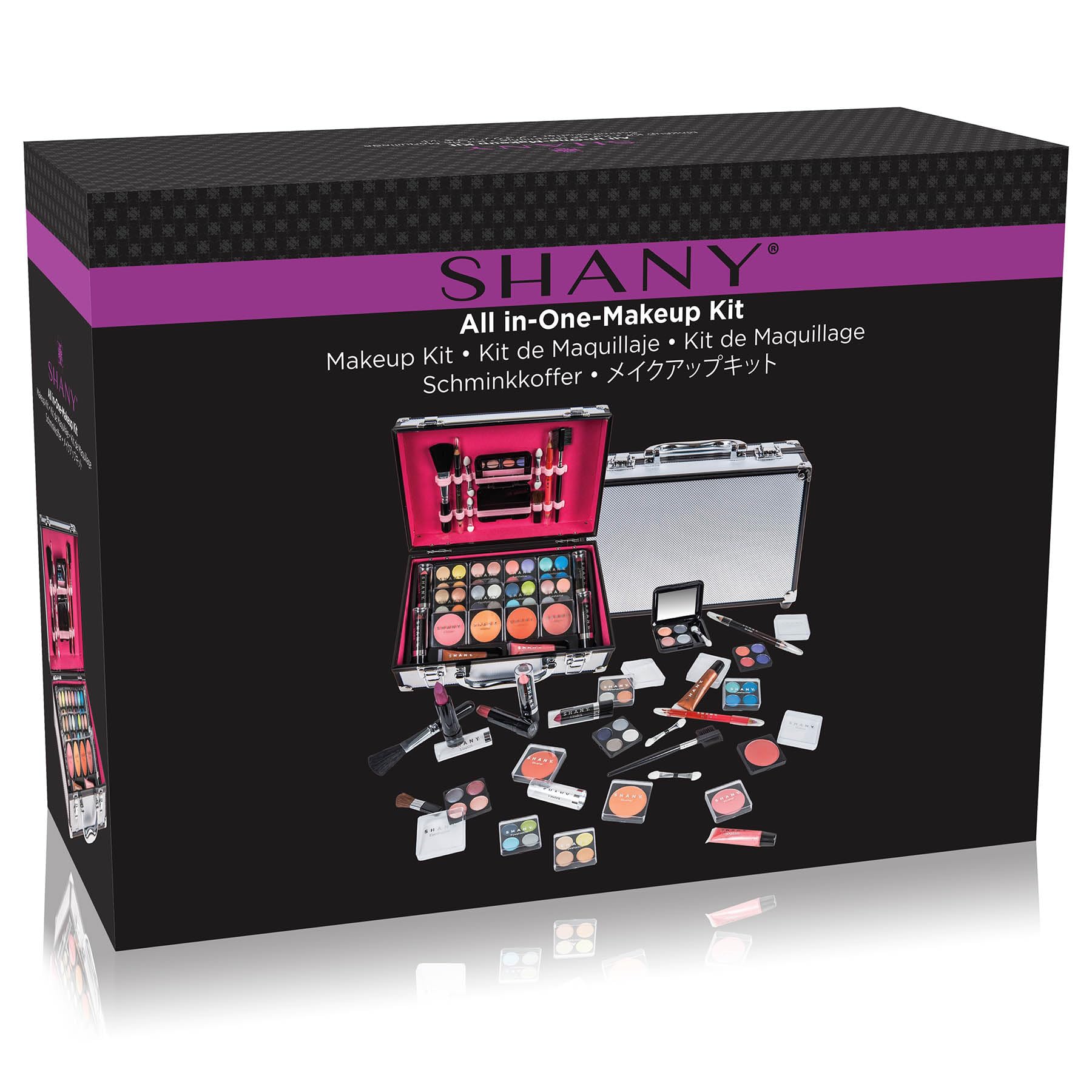 SHANY quads d'ombres 8: palette polyvalente pour regards variés.