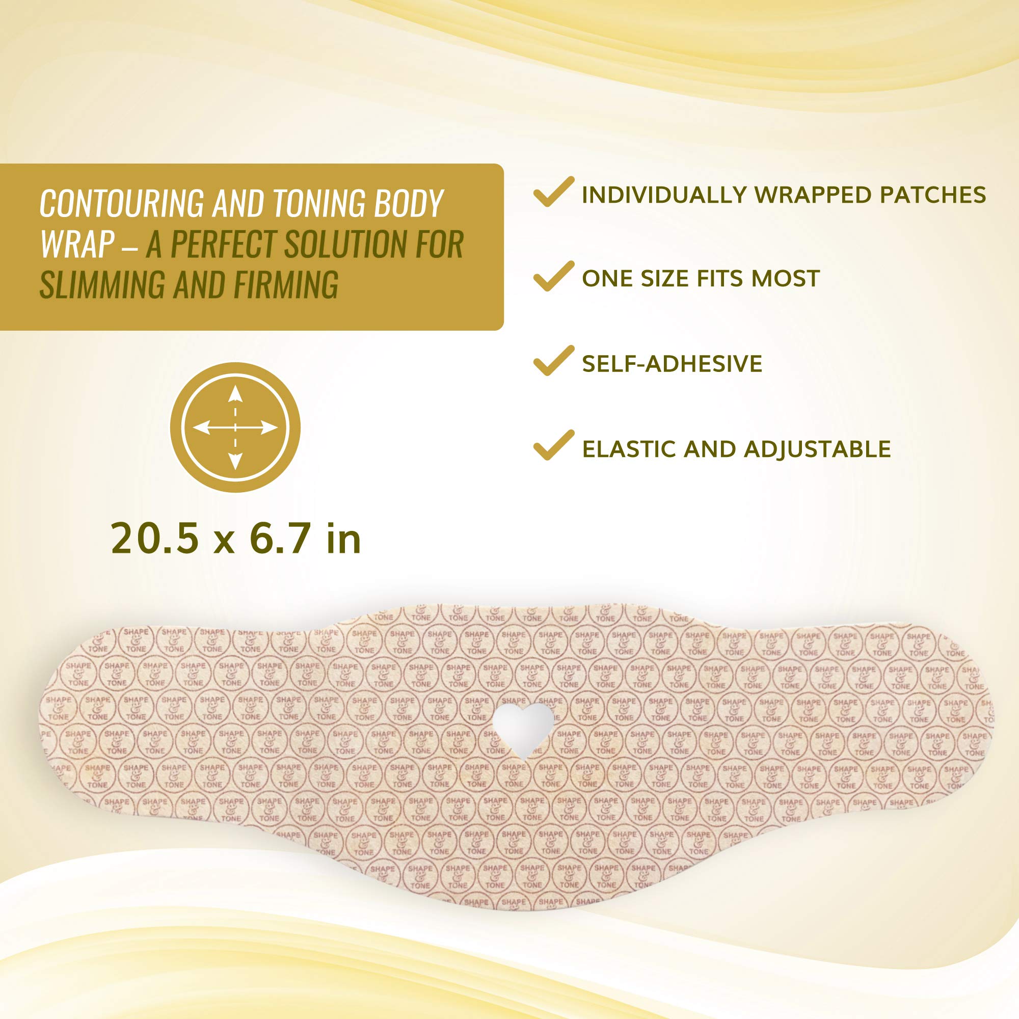 Shape and Tone Wrap Ingrédients Ginkgo Biloba – soin naturel du contour.
