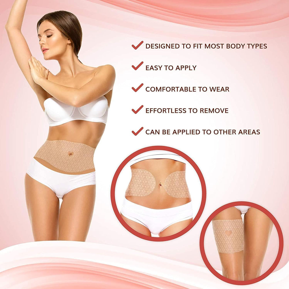 Shape and Tone Body Products – démonstration d’utilisation confortable et rapide du wrap.