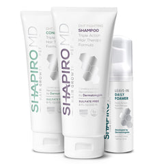 Shapiro MD Shampooing: cheveux plus épais grâce à des extraits naturels.