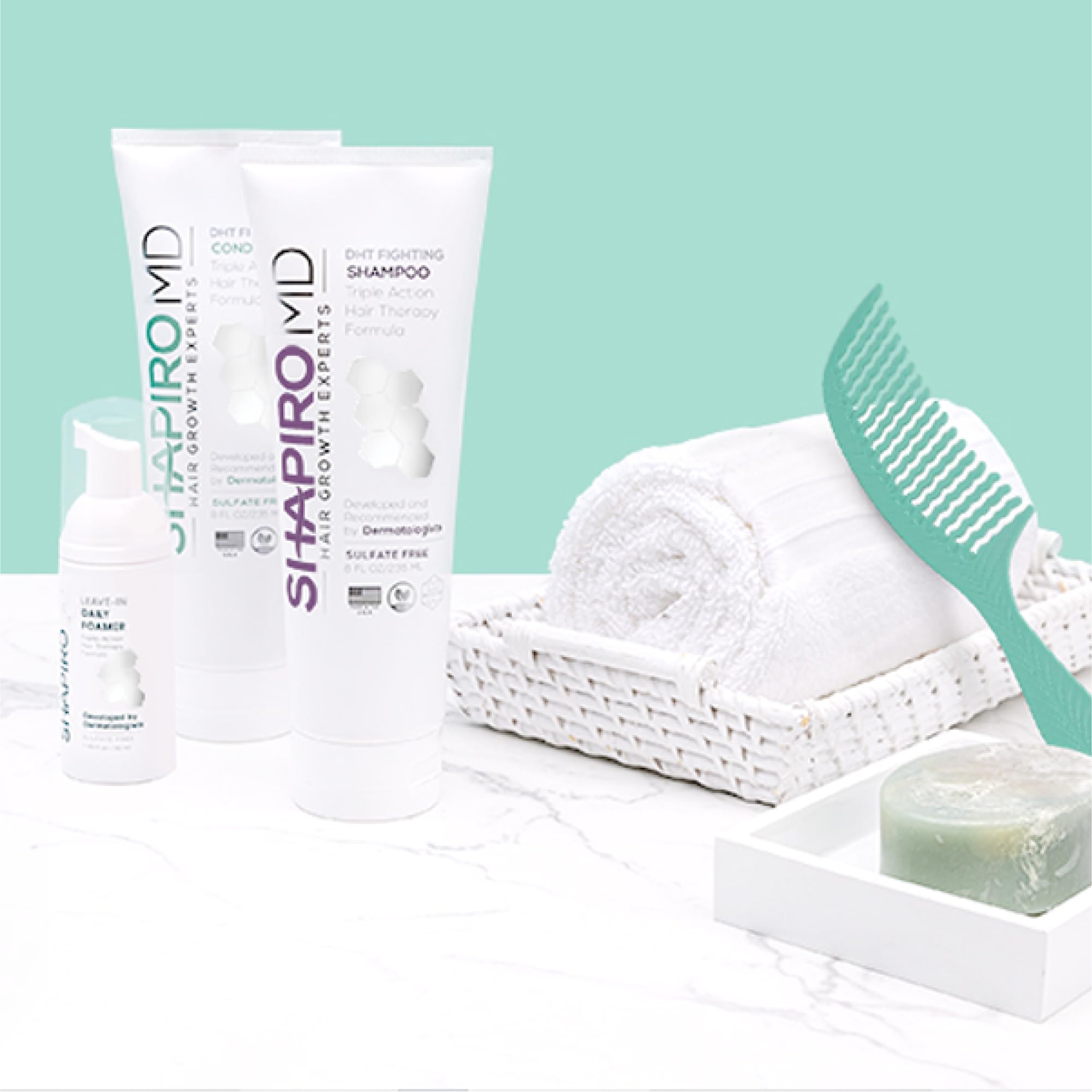 Shapiro MD Kit: emballage présentant les trois produits.