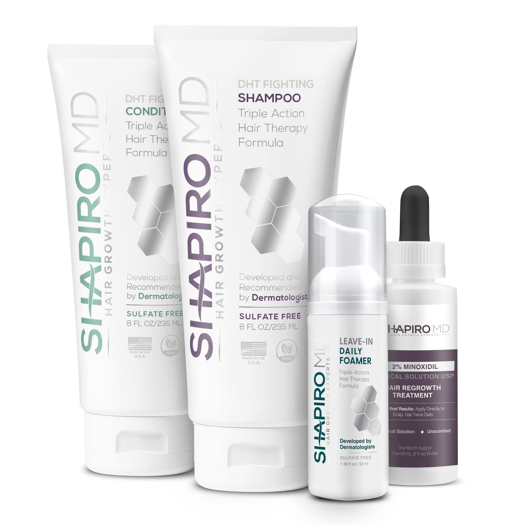 Shapiro MD Kit Régénération Plus – Shampoing: densité capillaire et brillance