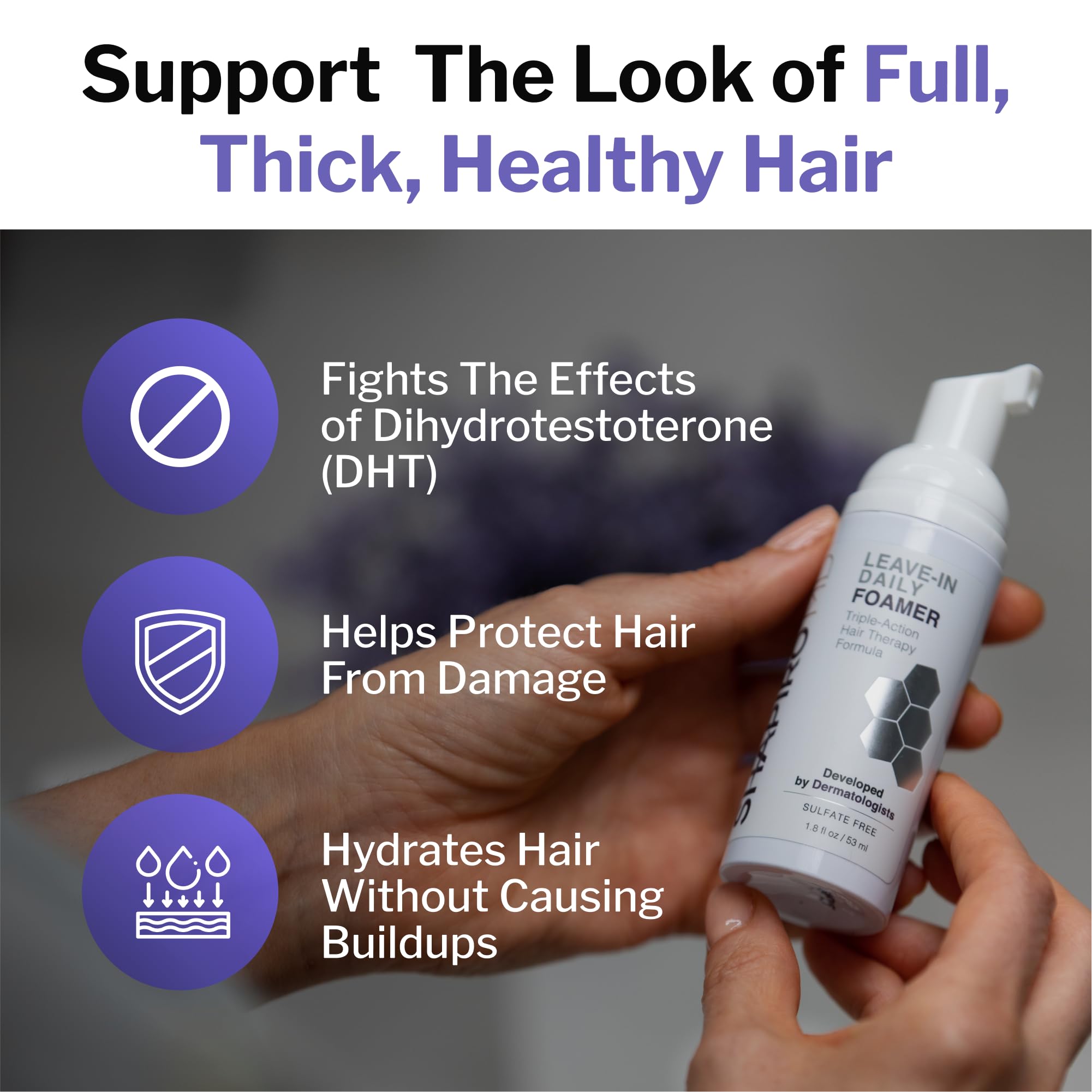 Protection quotidienne contre le DHT sur les cheveux avec Shapiro MD.
