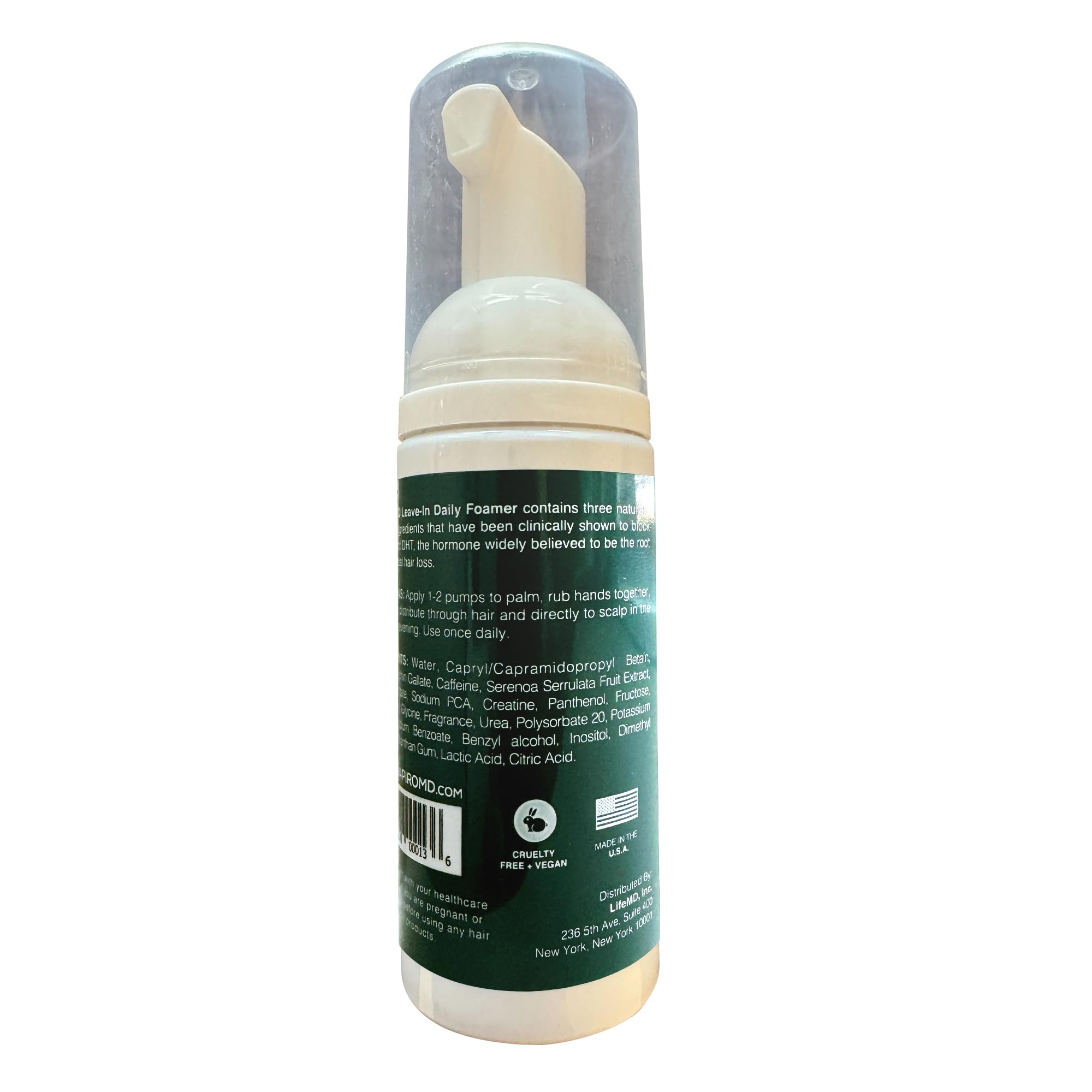 Utilisation quotidienne sur le cuir chevelu pour un aspect plus dense.