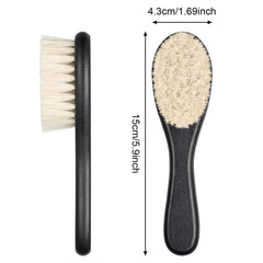 Brosse Shappy pour barbe, brins laineux doux pour entretien quotidien.