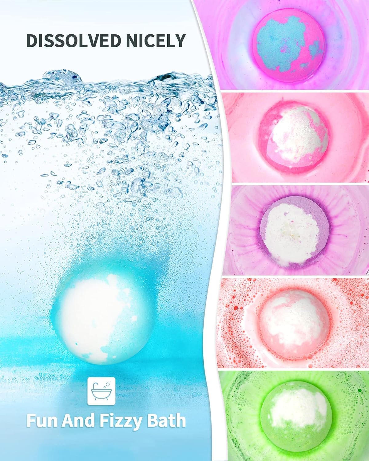 Bombe SHARLOVY magnesium: détente musculaire et sommeil plus serein après bain.