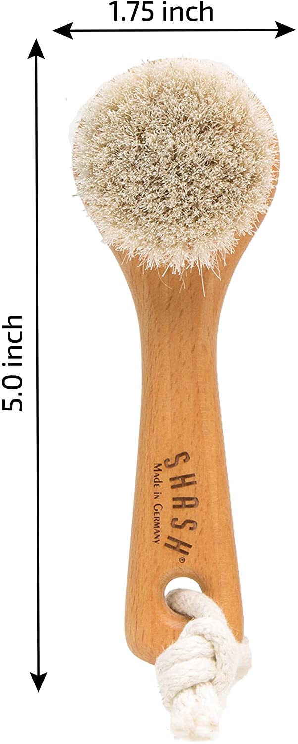 Brosse SHASH visage, exfoliation et élimination des impuretés en douceur.