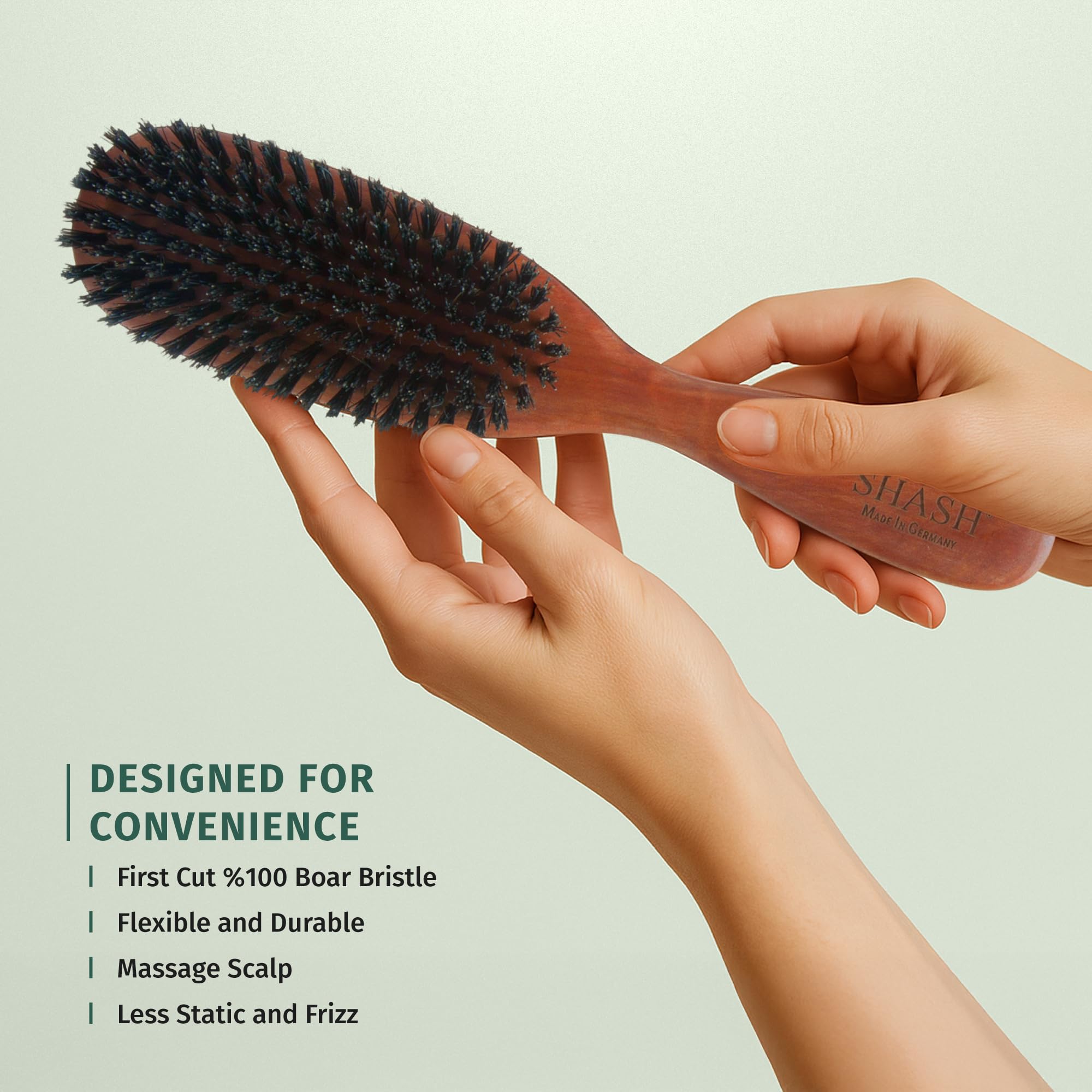 SHASH Classic — non adaptée pour cheveux grossiers, usage prudent recommandé.