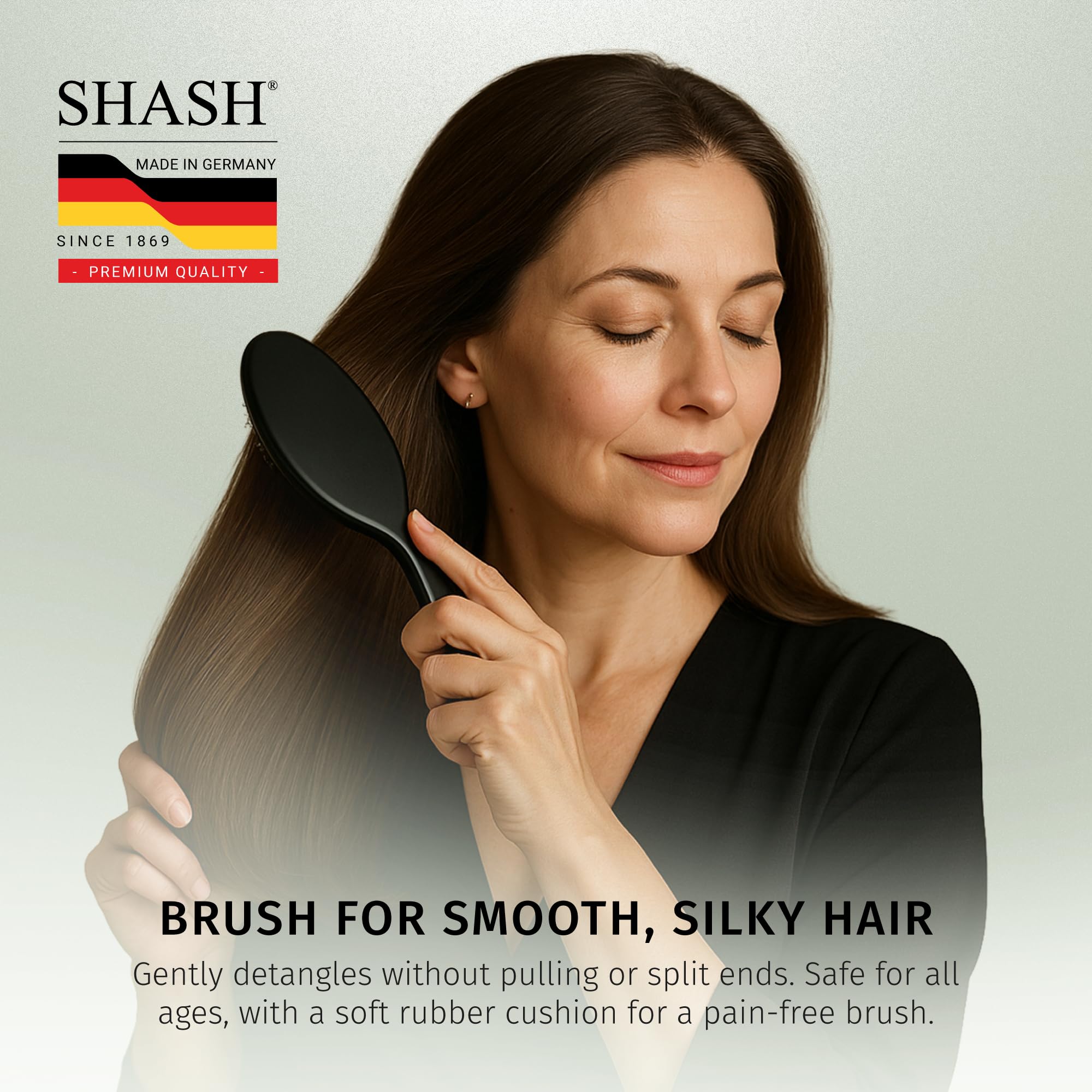 SHASH démêlage en douceur sur cheveux épais et nœuds réduits