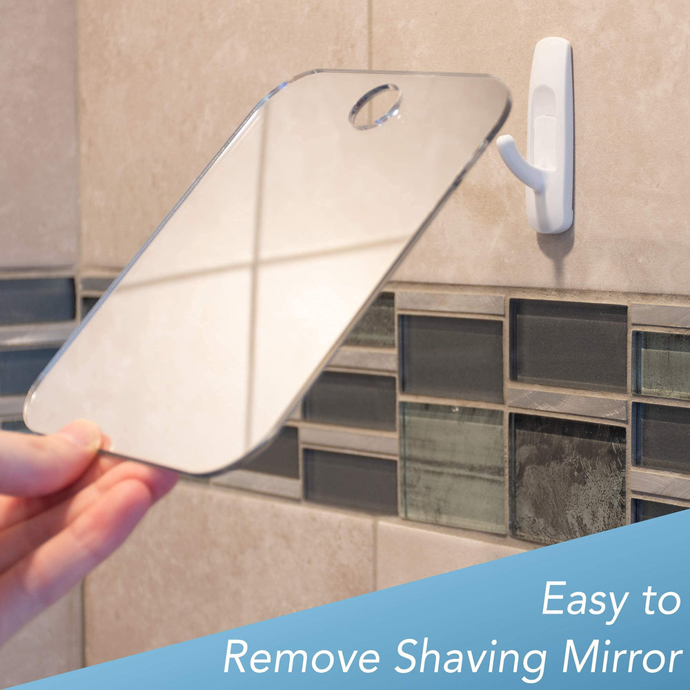 Miroir Shave Well Deluxe portable et résistant, idéal pour les voyages.