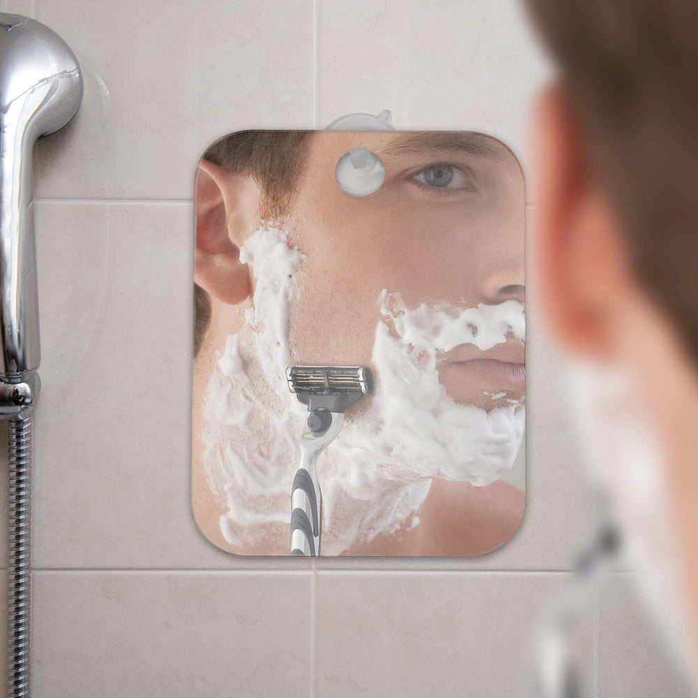 Miroir Shave Well incassable et durable, idéal pour les voyages.