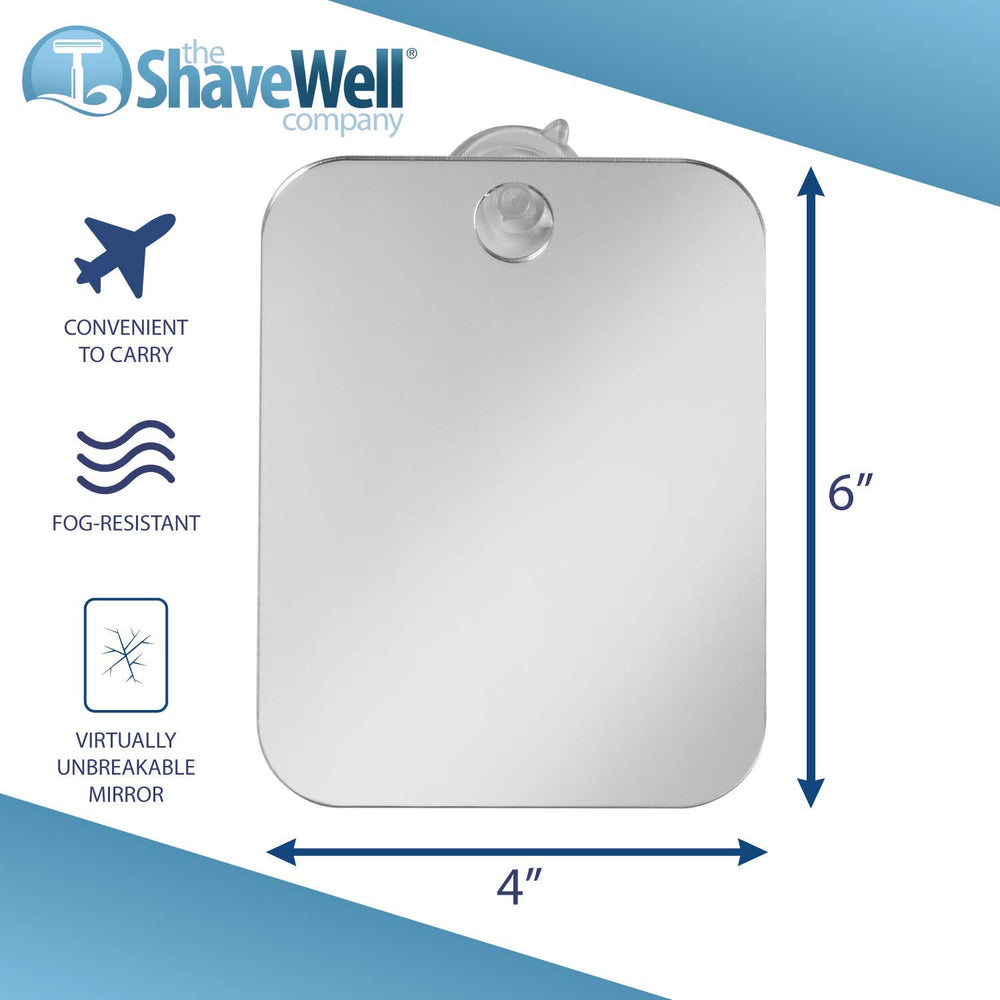 Ventouse réutilisable Shave Well offre une fixation fiable sur surfaces lisses.