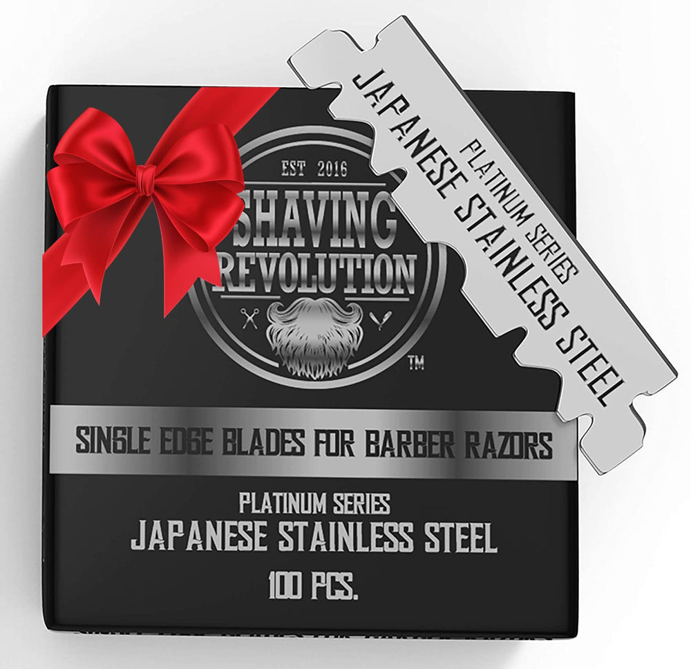 Lames SHAVING REVOLUTION Barber dans une boîte, rasage net et durable.