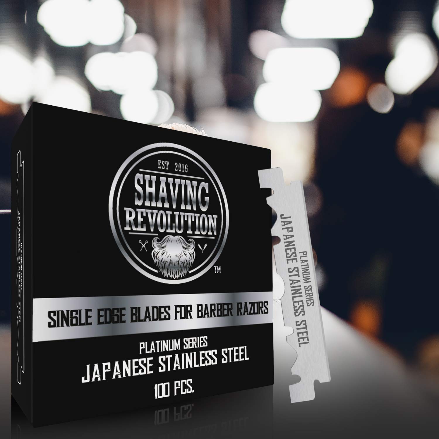Tranchants précis SHAVING REVOLUTION Barber permettent des rasages propres sans irritations.