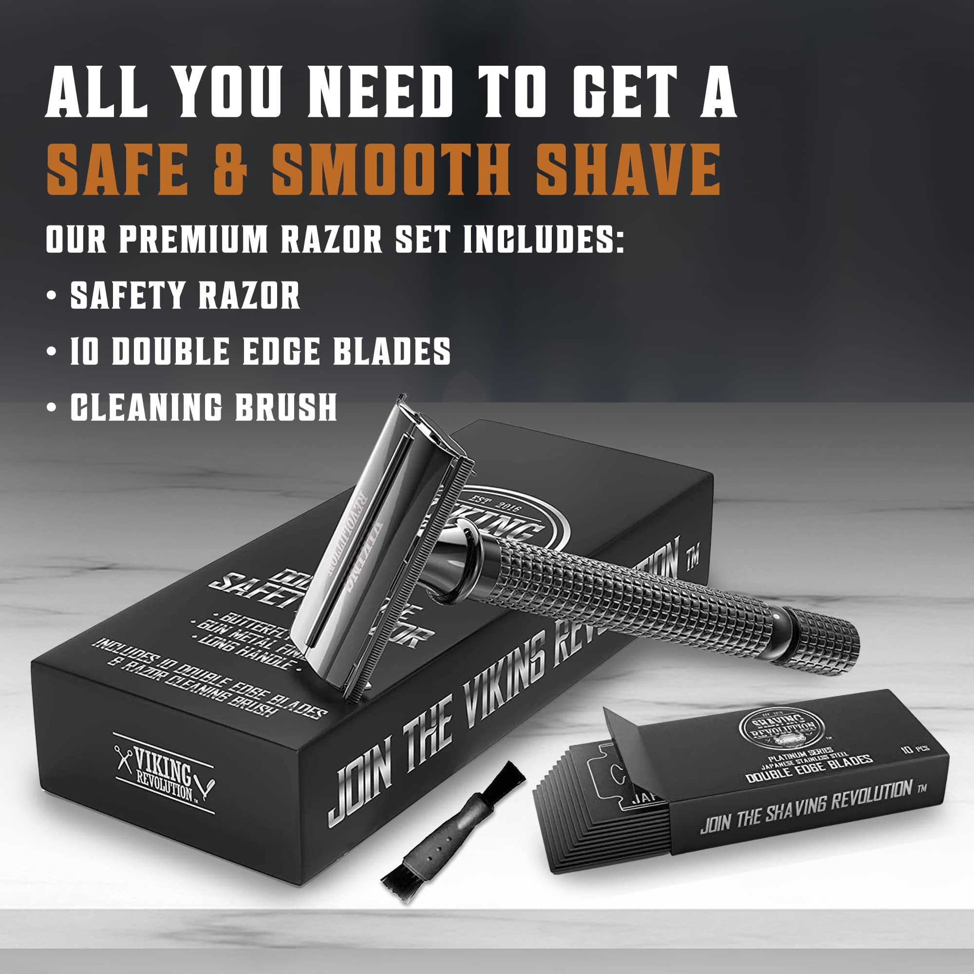 SHAVING REVOLUTION lames japonaises 10 incluses pour une coupe nette