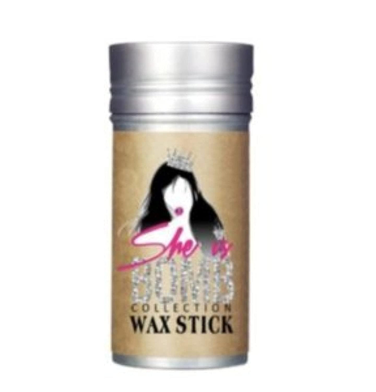 Cire coiffante she is bomb collection en baton pour texture et maintien flexible.