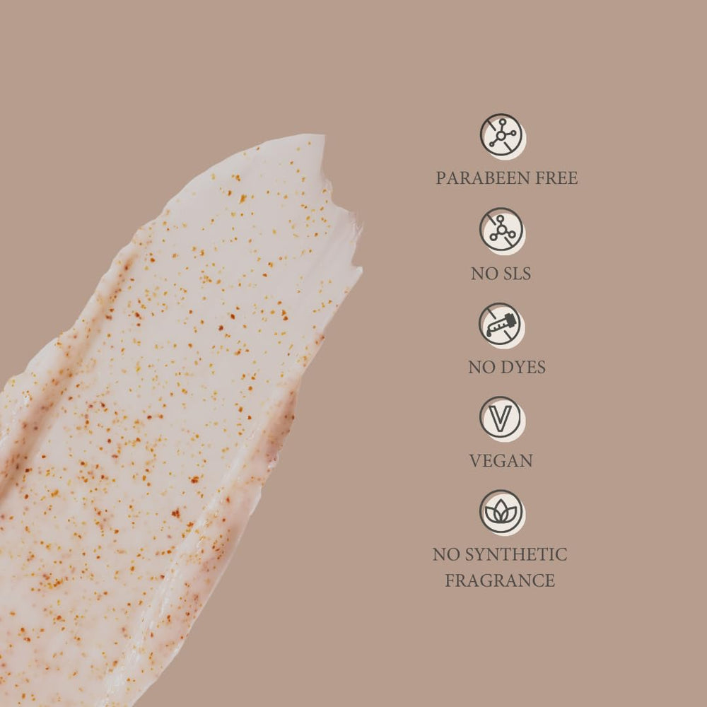 Foaming lather spreading across hand for rich cleanse with this wash.