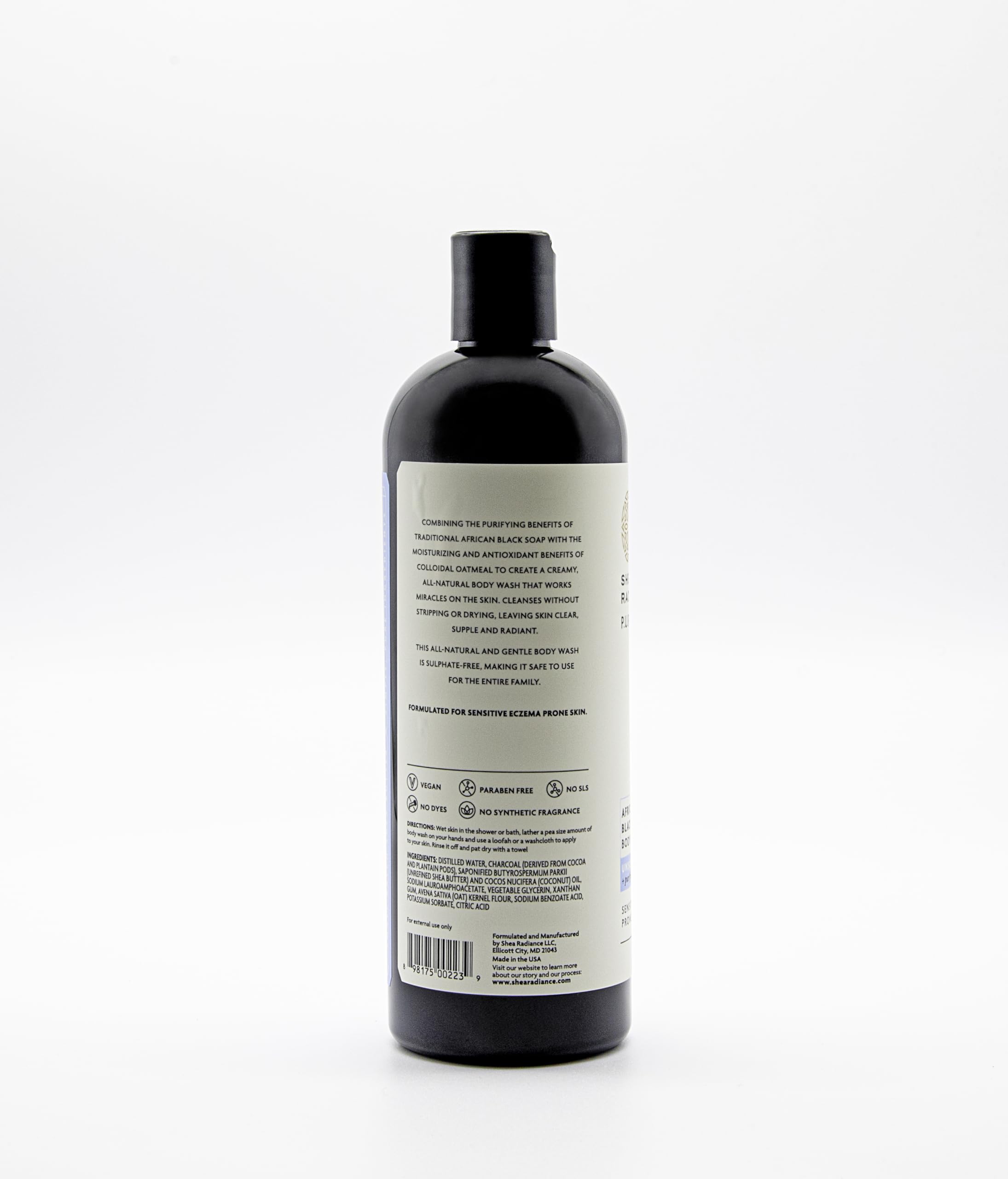 Shea Radiance – mousse douce nettoyante pour peau nette et fraîche.