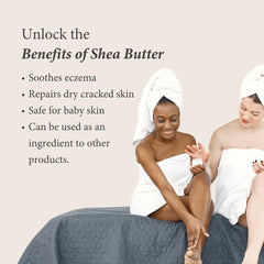 Soin cheveux: Beurre Shea Radiance pur pour nourrir les longueurs.