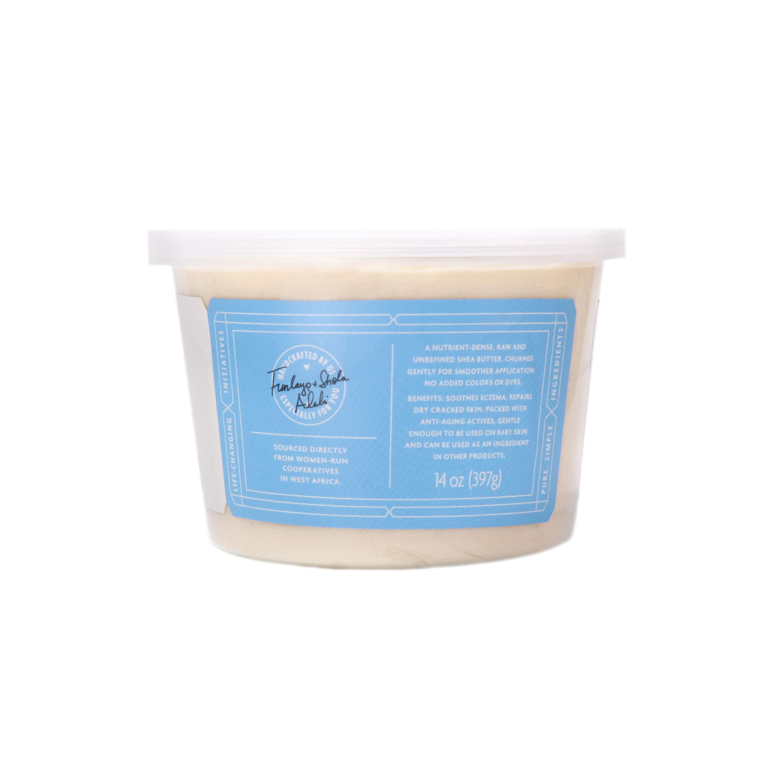 Texture fondante de Shea Radiance prête à fondre sur la peau.