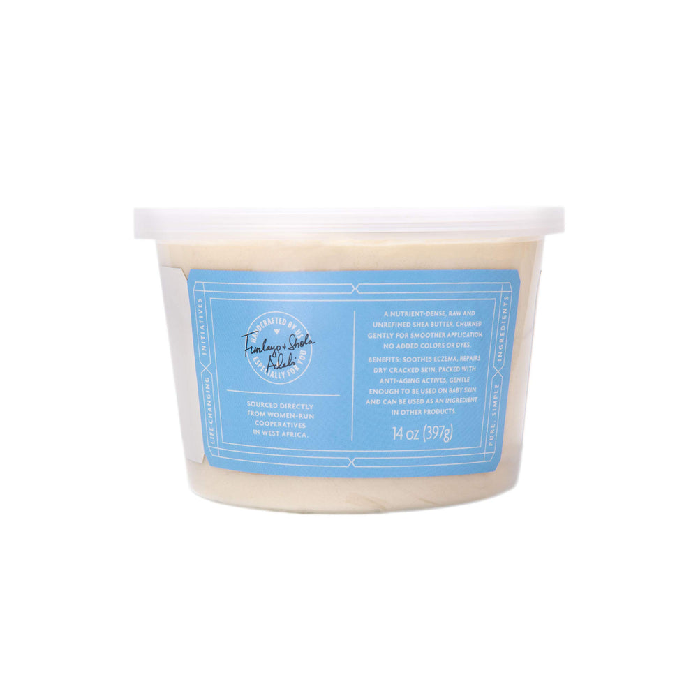 Texture fondante de Shea Radiance prête à fondre sur la peau.