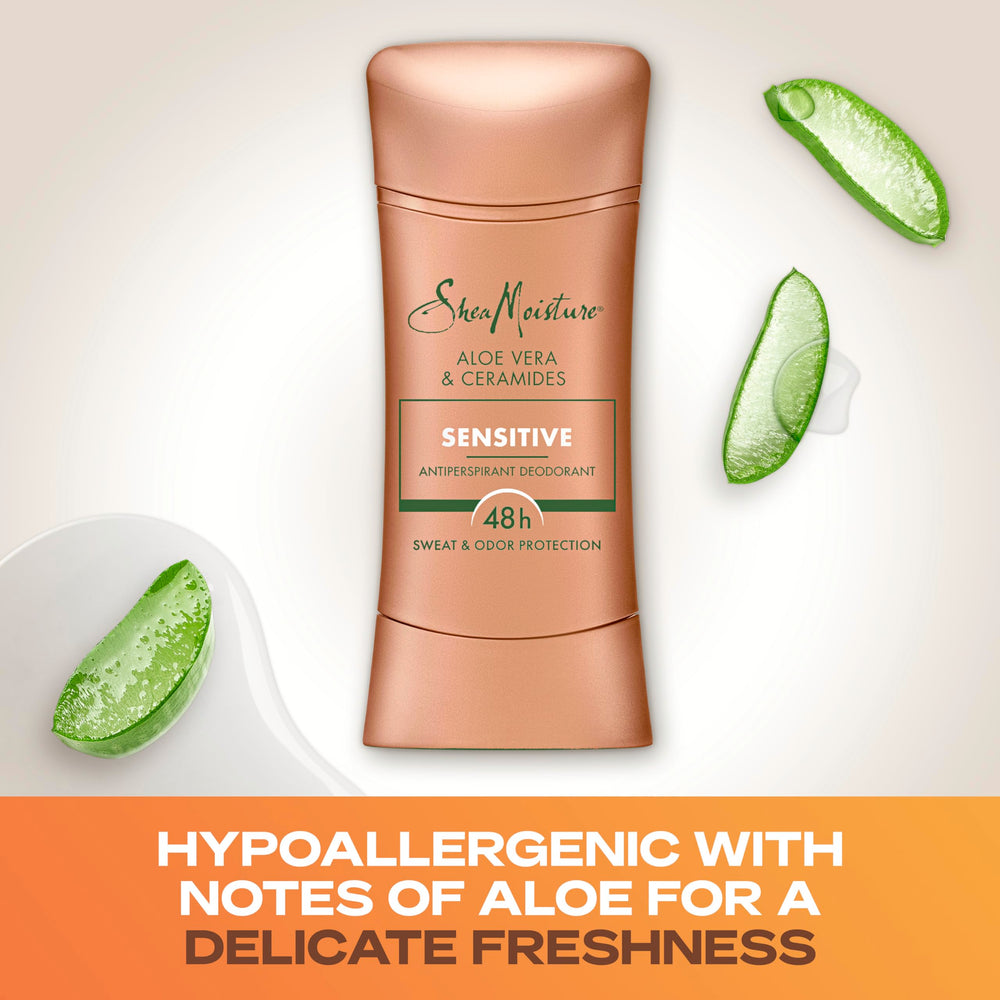 Sheamoisture Stick Sensitive, Texture légère et hydratante.