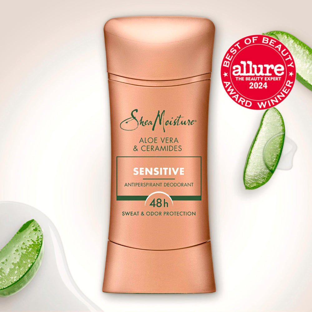Sheamoisture Antiperspirant, Sillage Aloe, Formule hypoallergénique pour la peau.
