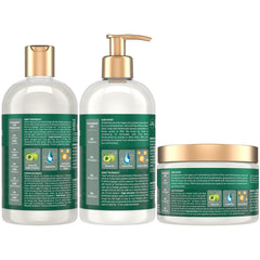 Après-shampooing Bond Repair de SheaMoisture, texture onctueuse, démêlage facilité.